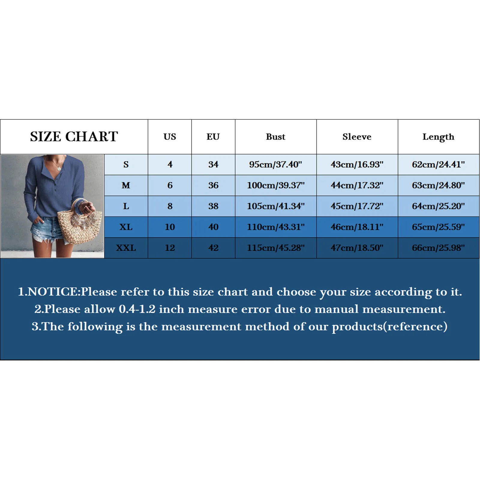 

Tops Women 2021 Ladies Knit Tunic Tops Loose Long Sleeve Button Up V Neck Vintage T-shirts Camisetas De Mujer