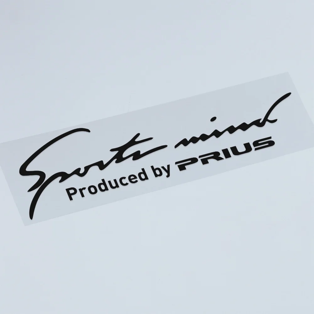 Black Sports Mind Car Stickers For Toyota Prius Car Light Eyebrow Decals Vinyl Auto Accessories Car Stickers And Decals Car Decoration - Название цвета: Black