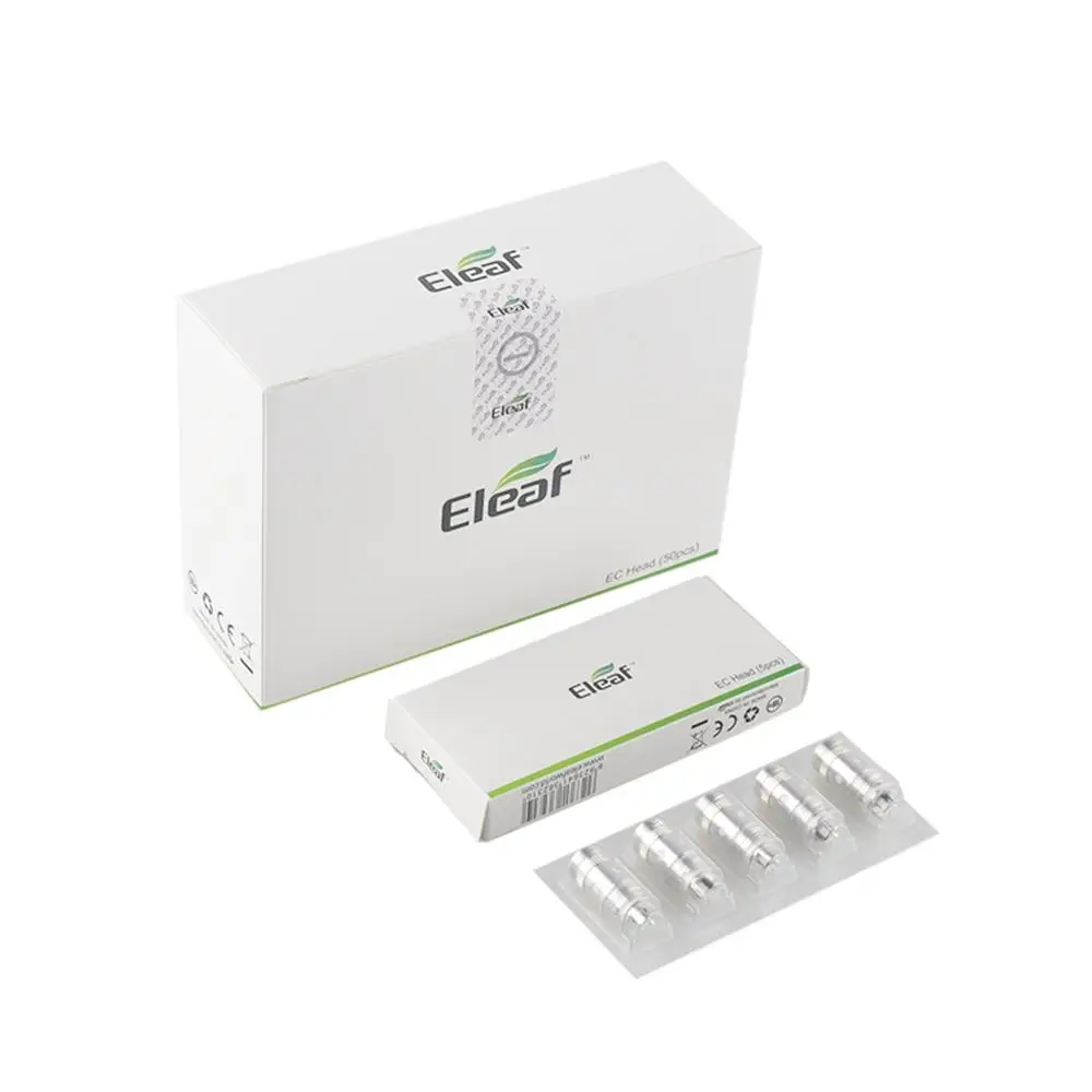 

10pcs Eleaf Coil Ijust Atomizer Head ECL 0.3 EC-TI 0.5 ECML 0.75 Ceramic 0.5 ECR RBA Ohm For 510 Thread Battery And Cartridges