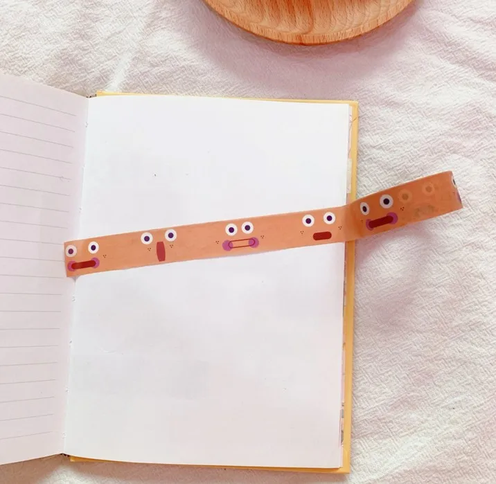1 шт. Облако Цветок Улыбка Медведь вишня васи лента DIY планировщик Маскировочная лента клейкие наклейки с лентами Декоративные Канцелярские Ленты - Цвет: 4