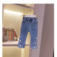 kids girls pants new childrens clothing childrens jeans trousers baby outer pants spring and autumn