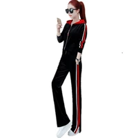 top selling product in 2020 stylish clothes spring sporting suit female leisure youth clothing for women 2 piece set hooded1620