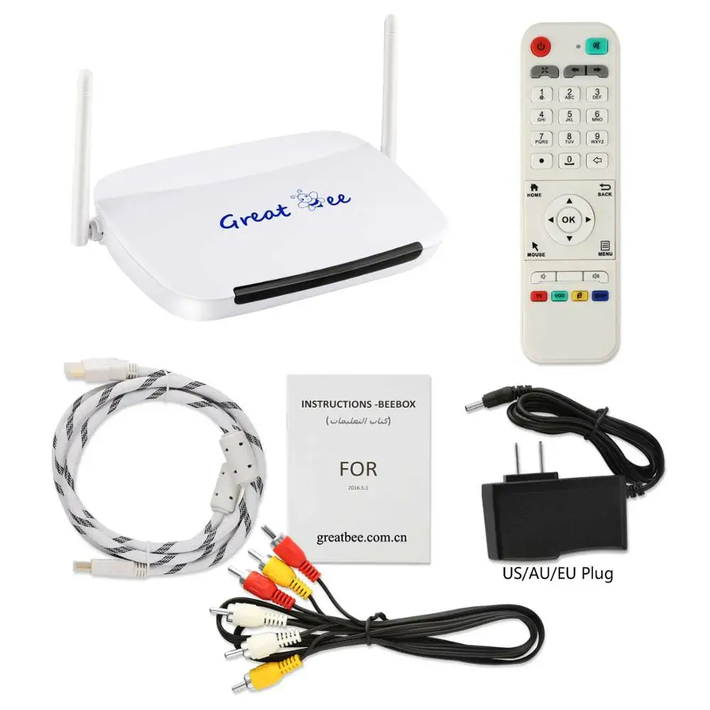 2021 Google Горячий Поиск Great Bee TV Box Smart Arabic IP | Электроника