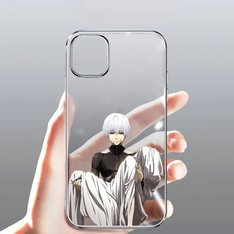 

Tokyo Ghouls Phone Case Transparent for Clear iPhone case 11 12 mini pro XS MAX 8 7 6 6S Plus X 5S SE 2020 XR