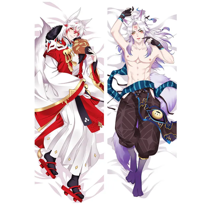 

50x160 см Популярная Аниме игра Onmyoji кожа персик дакимакура Чехол двусторонний 3D печать постельное белье обнимающие тело наволочки подарки ...