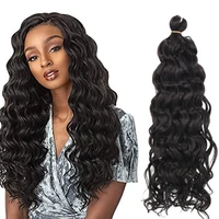 18 24inch ocean wave crochet braid hair deep water wave hawaii afro curls for women synthetic braiding hair extensions pink