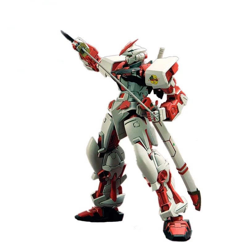 

Anime Gunpla Toys MG 1/100 Red Seed Astray Assemble Action Figure Double Sword Fighting Robot Brinquedo Menino Attached Bracket