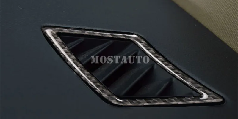 For BMW 5 Series E60 Carbon Fiber Dashboard Side Air Outlet Cover 2005-2010 2PCS Car Accessories Interior Decor Trim | Автомобили и