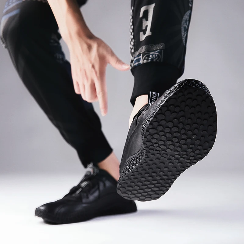 Модная обувь мужская повседневная мягкая модная прогулочная Удобная Уличная из