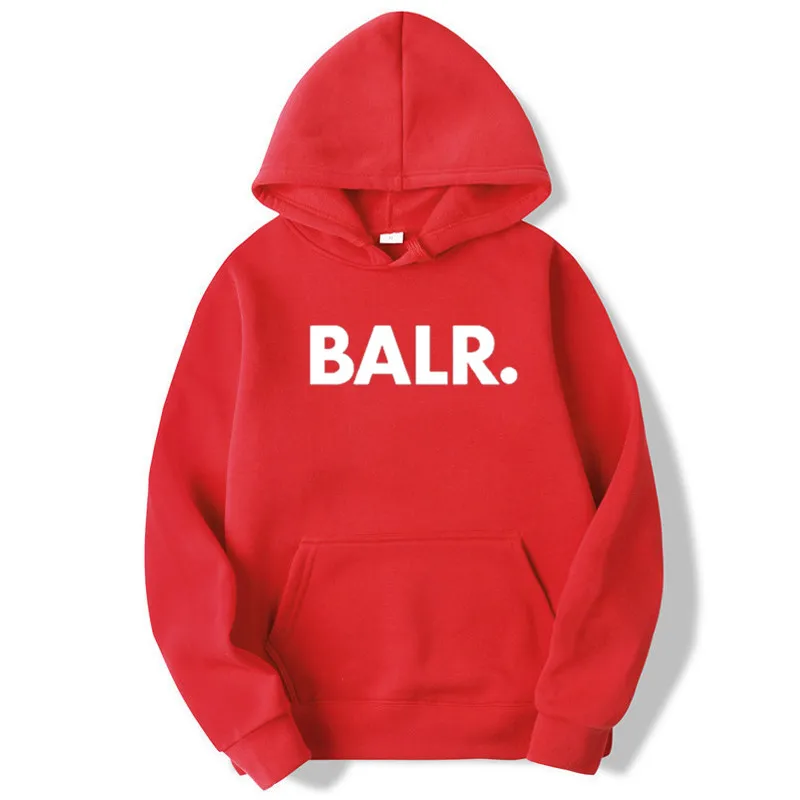 P3 Red And White BALR/толстовка с принтом для мужчин и женщин; толстовки; сезон осень-зима; теплая толстовка с капюшоном; модные повседневные толстовки с капюшоном; Sudadera Hombre - Цвет: P3 Red And White