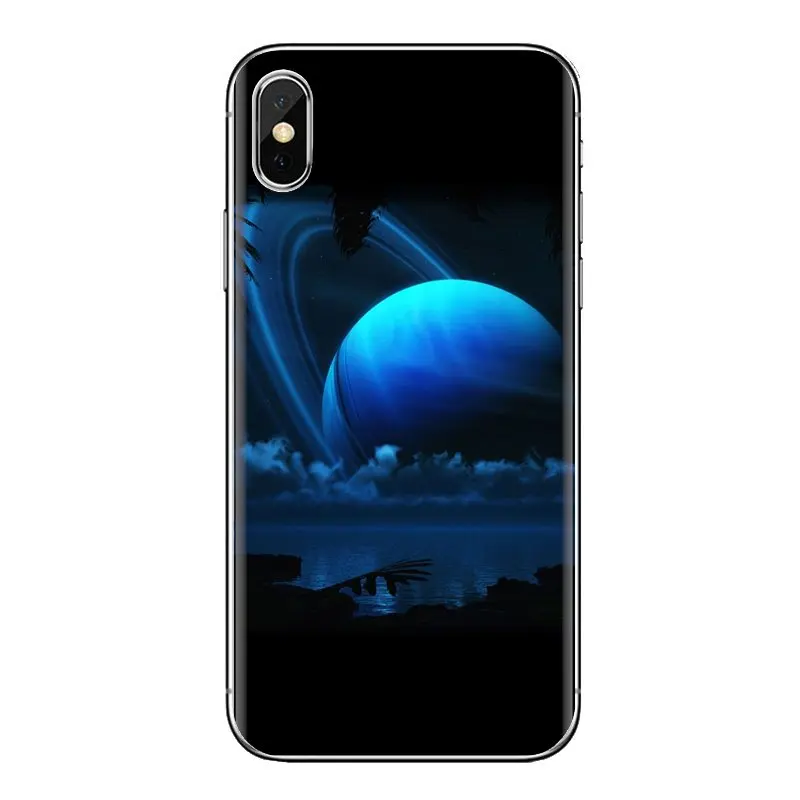 For iPhone XS Max XR X 4 4S 5 5S 5C SE 6 6S 7 8 Plus Samsung Galaxy J1 J3 J5 J7 A3 A5 Space Blue Saturn Dark Art Nature TPU Case |