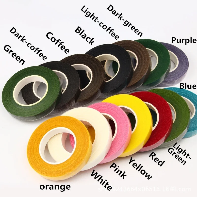 1 рулон Цветочный стебель гирлянда лента искусственный цветок Обертывания Декор