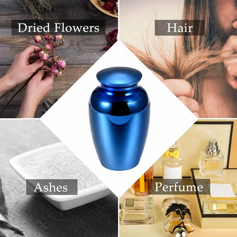 45x70 мм Φ оформление Синие Пустые урны для собак и кошек металлические памятные