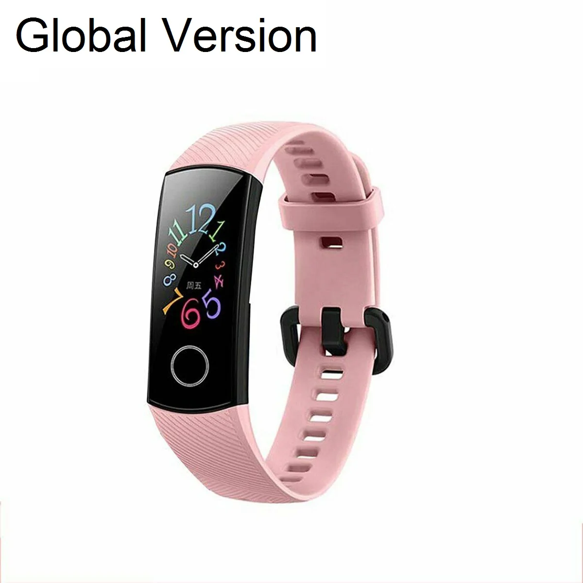Global Pink Смарт-часы huawei Honor band 5 AMOLED Смарт-часы huawei кровяное кислородное сердце яростный ftness трекер сна swiming sport trakcer gps - Цвет: Global Pink