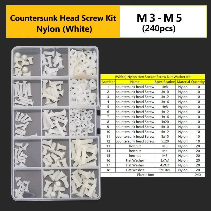 Личинка Самонарезающий винт с плоской головкой шестигранная гайка болт