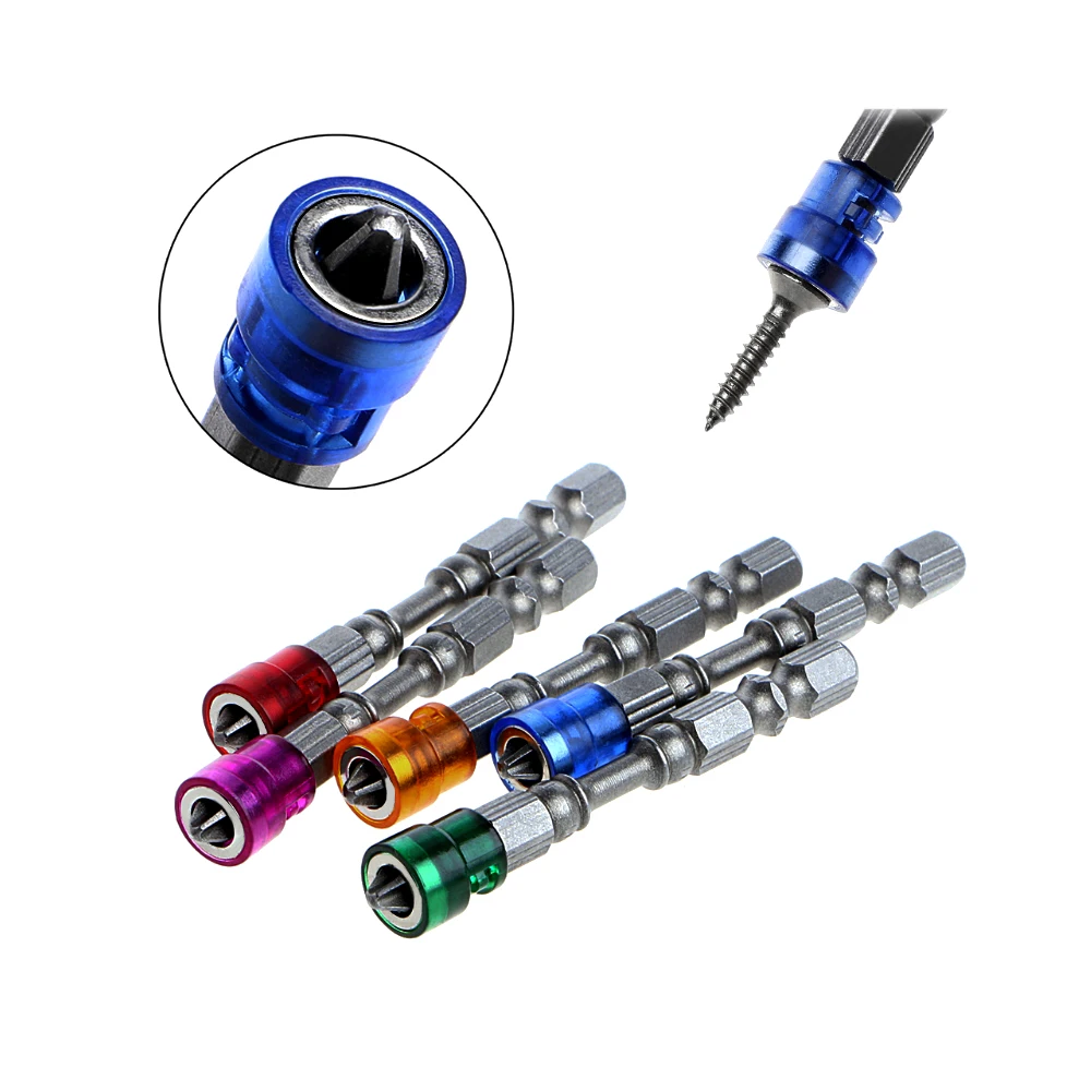

Screwdriver set 5pcs Single Head Magnetic Screwdriver Bit Anti-Slip Hex S2 PH2 Electric Screw Driver Set For Power Tools