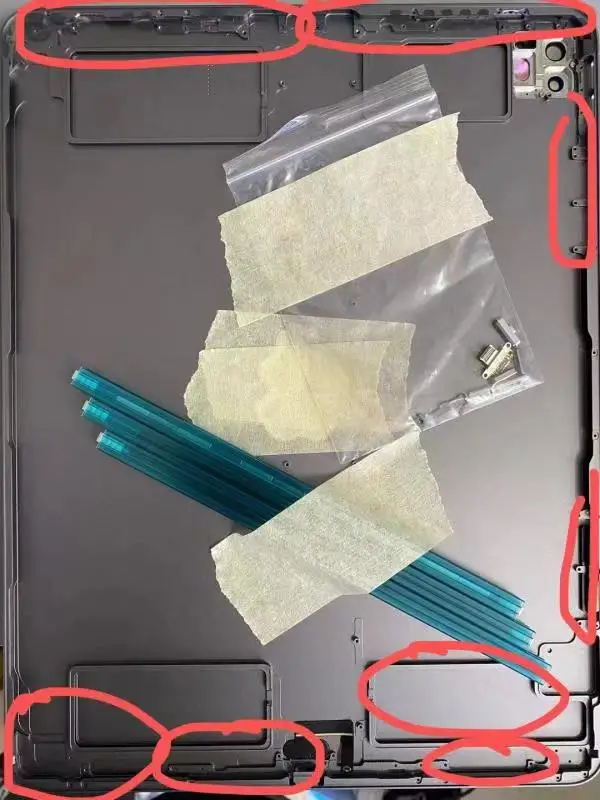 Cubierta trasera para ipad is Pro 12,9 2020, bater&iacute;a, reemplazo de cubierta trasera para ipad is Pro 12,9 2069-0