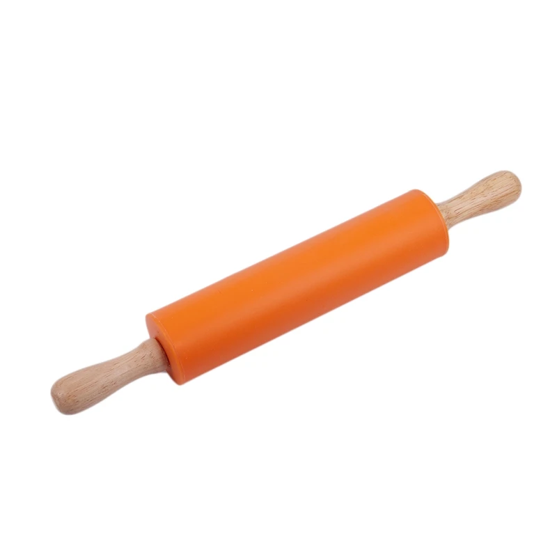 Антипригарная деревянная силиконовая Скалка скалка для кухни и выпечки