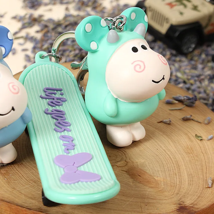 Ran Hong брелок с орнаментом кольцо для ключей оптовая продажа Qiqi Bull Devil пряжка в виде