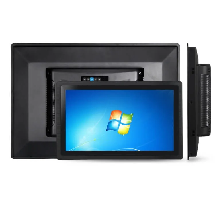 

Industrial LCD Monitor, 17.3 inch Wide Screen LCD, Touchscreen optional, Support VGA & HDMI & DVI Display Input