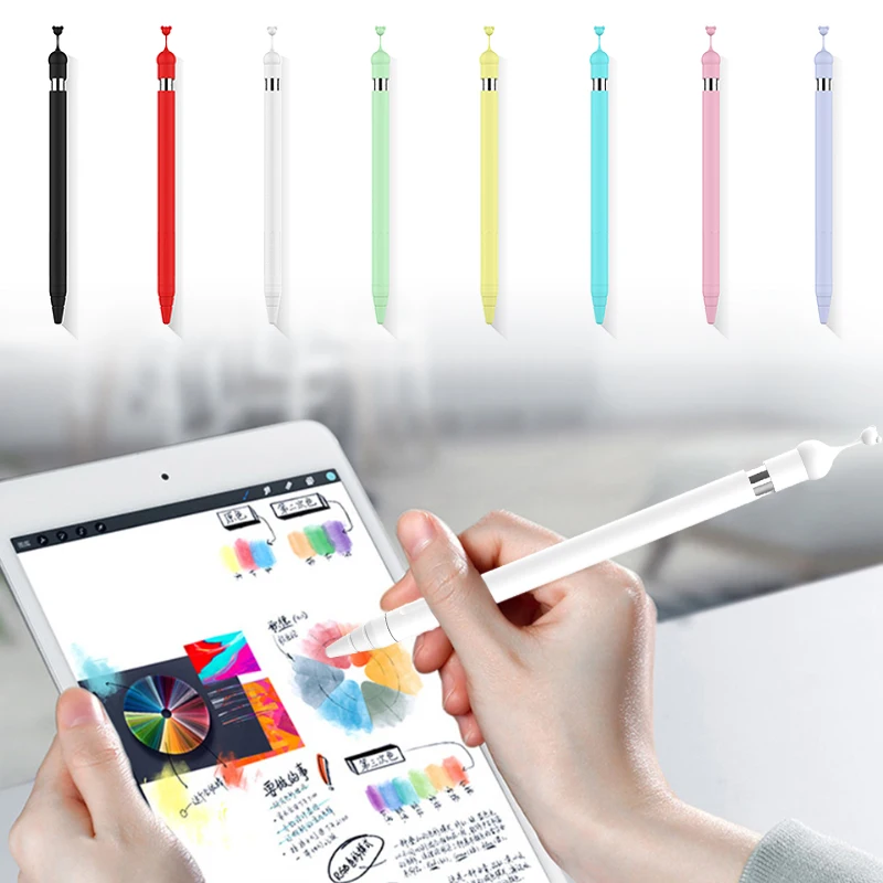 Лидер продаж силиконовый чехол для планшета ipod стилус Apple Pencil 1 iPad Pencil|Стилусы