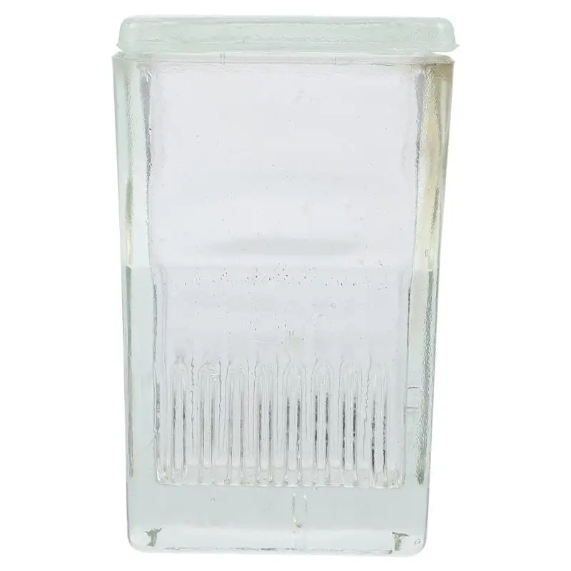 

1pc Professional Laboratory Glass Staining Jar 10-Slide Capacity Staining Tank