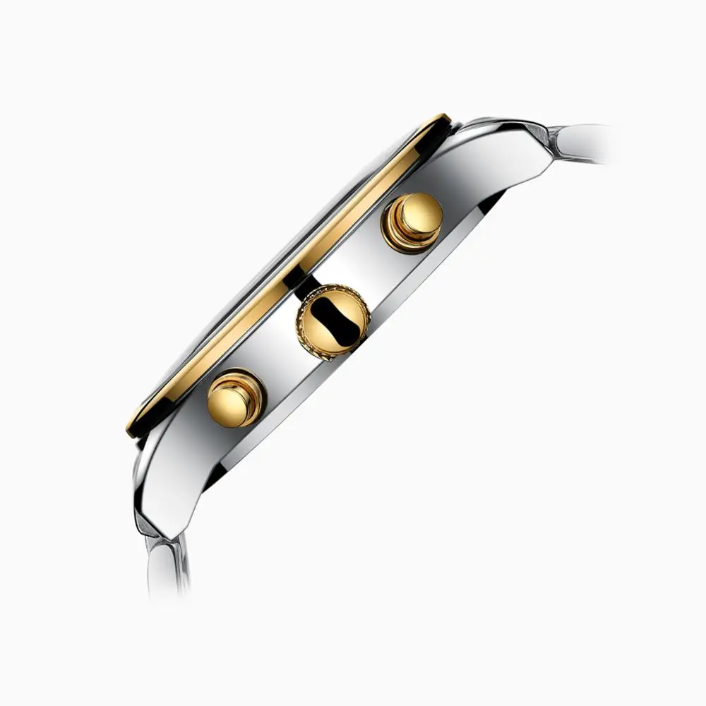 

Stainless steel man Business watch waterproof Tourbillon Transparent wristwatch fashion classic Automatic mechanical watch man