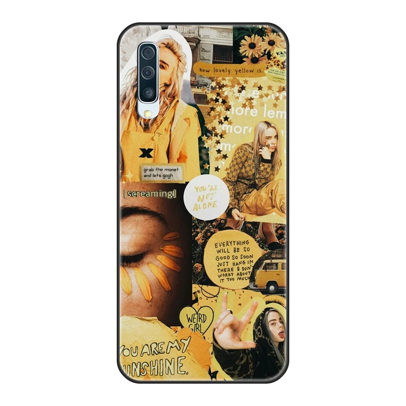 No.8 Чехол для samsung Galaxy A10 A20 A30 A40, силиконовый чехол Billie Eilish, задняя крышка для samsung A80 A70 A60 A50, чехол для телефона - Цвет: No.8
