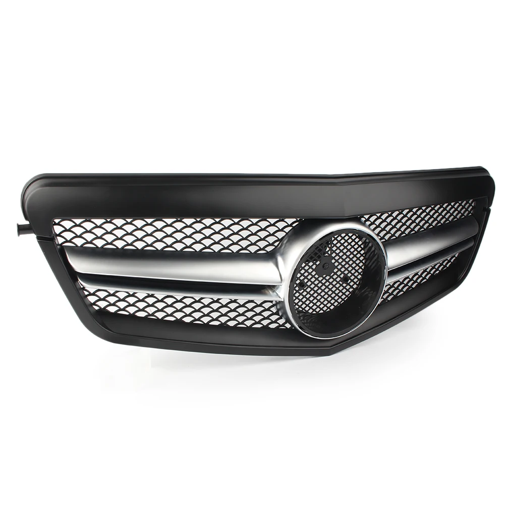 Матовая Черная передняя решетка спортивный радиатор для Mercedes Benz E Class W212 S212 2010 2011