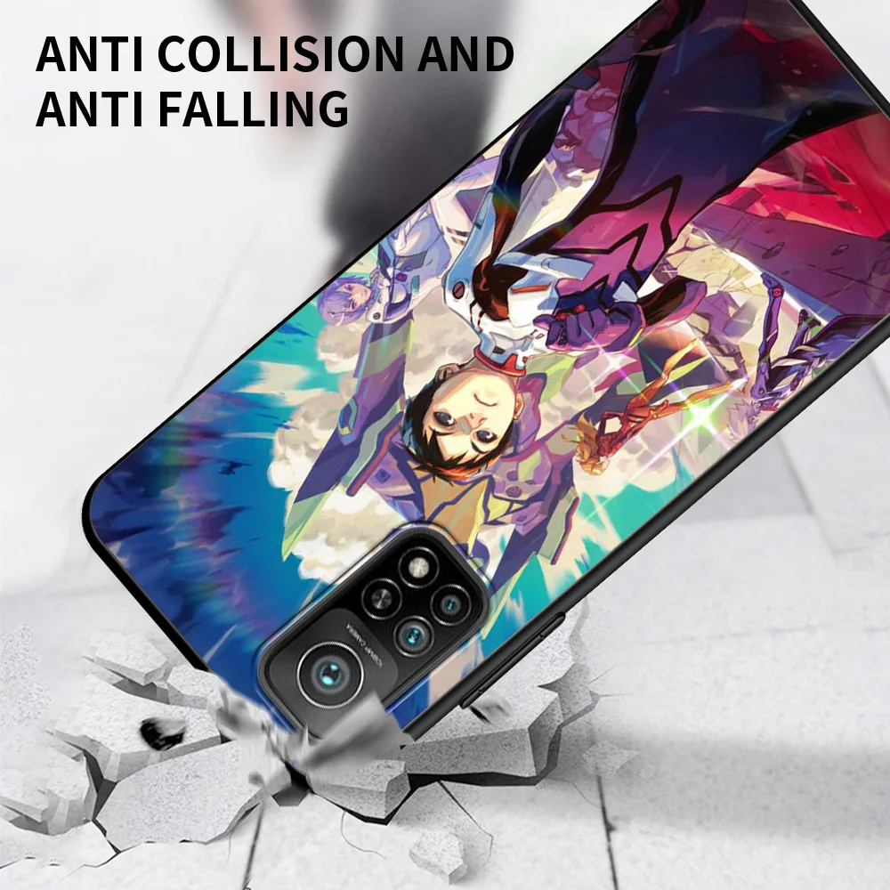 genesis e evangelion anime fundas shockproof case for xiaomi poco x3 nfc m3 pro cover for redmi 9t 11 note 10 10t lite 5g shell free global shipping