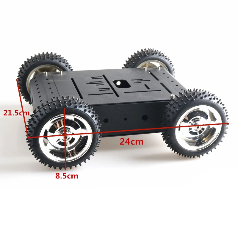 Модель автомобиля 4WD Smart RC с резиновым Колесом 85 мм несобранная Мобильная