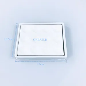 Стоматологическая лабораторная керамическая палитра для смешивания, увлажняющая пластина, 12 слотов, стоматологический материал