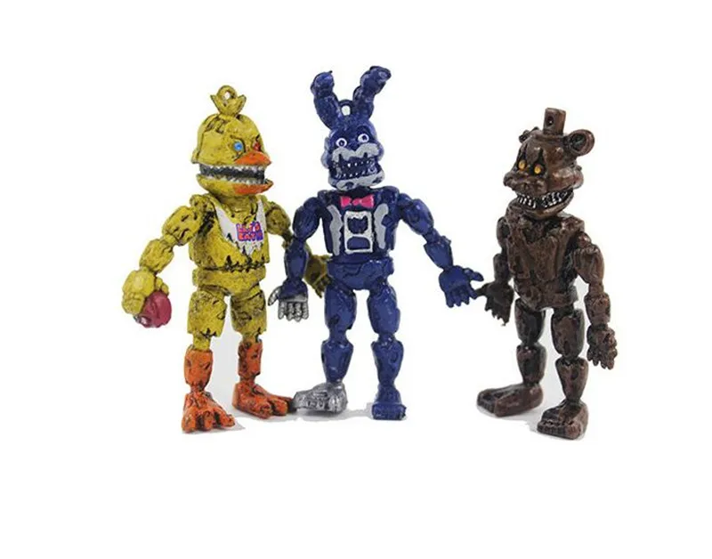 6 шт./компл. Five Night At Freddy Аниме Фигурка Fnaf Медведь Фигурка ПВХ Модель Фредди игрушки для детей, подарки