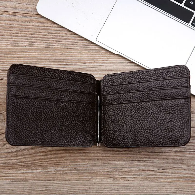 Держатель для банковских карт из натуральной коровьей кожи мужской