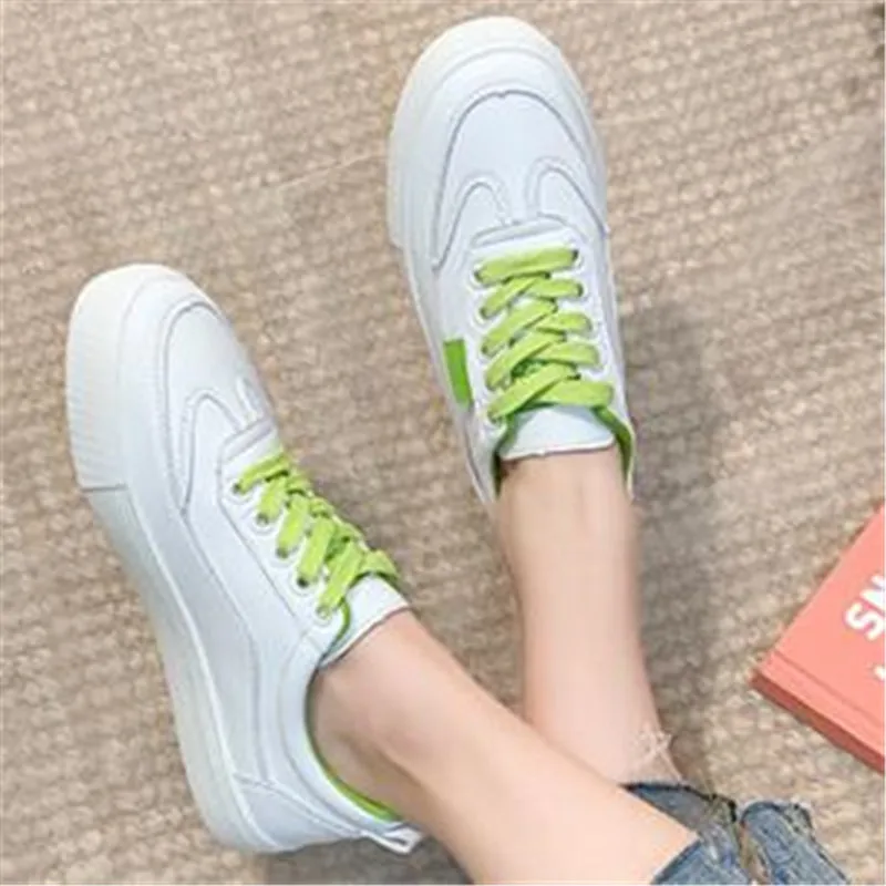 

Shoes Women Platform Fashion Sneakers Comfortable Soft Bottom Woman Casual Loafers Design Quality Flats Ladies White Shoes 35-40