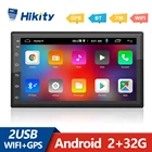 Автомагнитола Hikity, мультимедийный видеоплеер на Android, с GPS, для Volkswagen, Nissan, Hyundai, Kia, Toyota, Lada, типоразмер 2 din