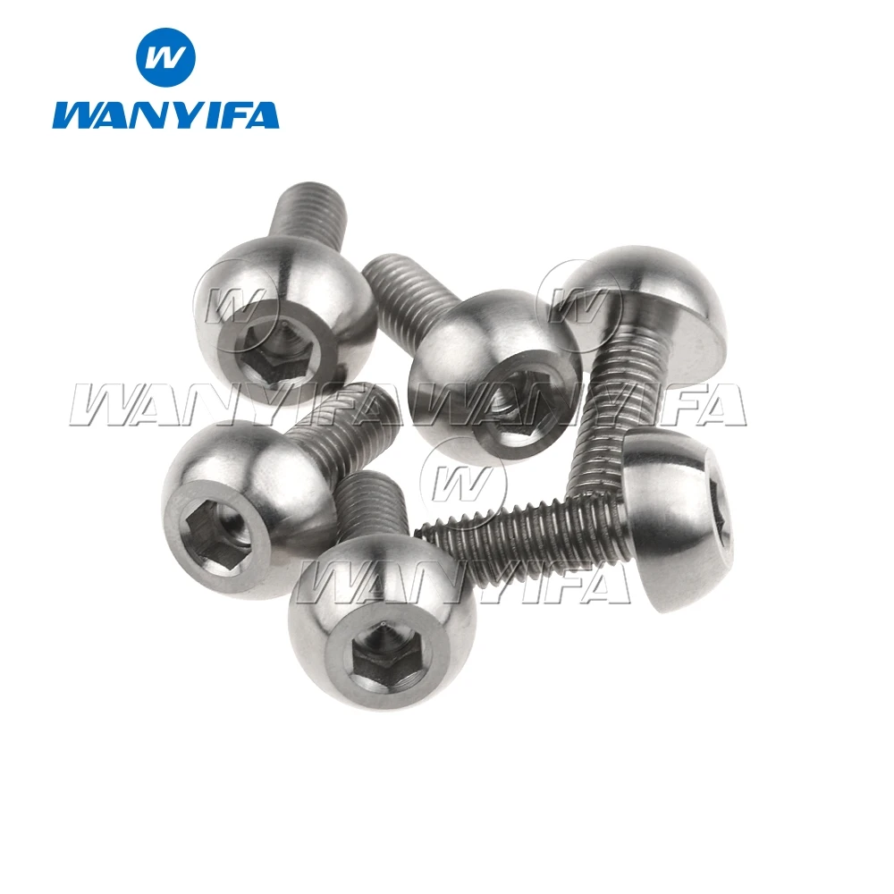 Титановый болт переднего ротора мотоцикла винт M6 x 17 мм для Honda CBR600 900 1000 RR 6 шт.|m6