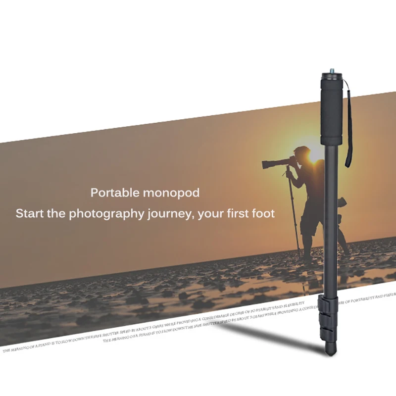 Легкий телескопический полюс Walk Stick выдвижной портативный Регулируемый мини штатив для видеокамеры Nikon Canon