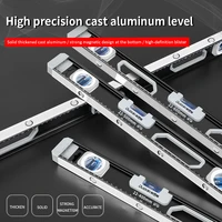 oudisi precision aluminum alloy water level indicator digital scale horizontal length measurement capability bubble level tool