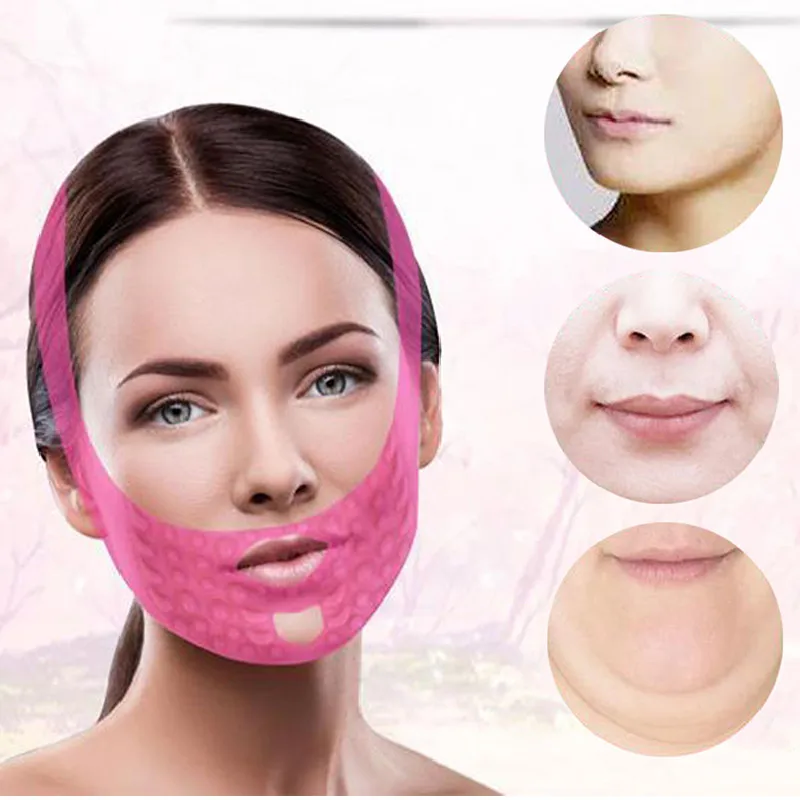 

Breathable Cheek Lift Up Band V Face Reduce Double Chin Anti Wrinkle Tension Firming Belt Face V-Line Shaping Bandage