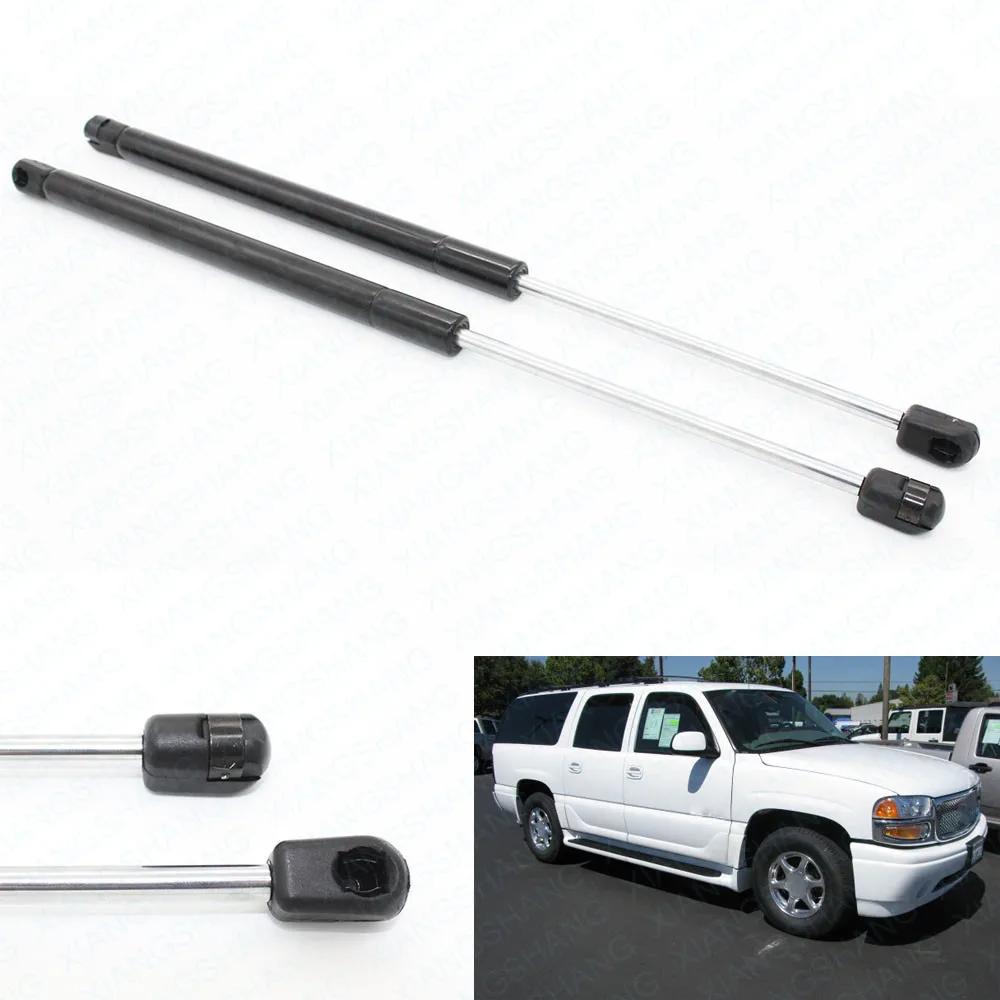 Черный 2x заднее стекло газ заряженный Лифт поддержка для 00-06 Chevrolet Suburban для 1999-2006 18,06 дюймов GMC Yukon XL 1500 SLT Sport - Цвет: Черный