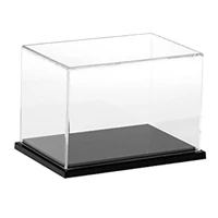 clear display case collectibles shop store retail protective storage case