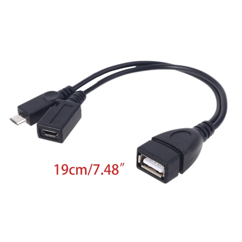 Кабель-адаптер Micro USB к 2 0 OTG с питанием для Amazon Fire TV мобильный телефон планшетного