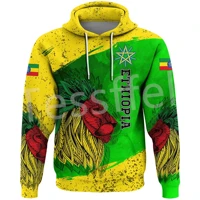 tessffel newest ethiopia county flag africa native tribe lion pullover tracksuit 3dprint menswomens harajuku casual hoodies a14