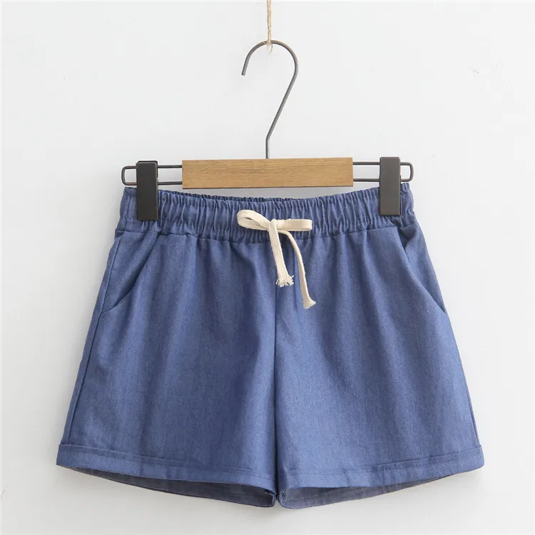 

New Women's Shorts Hot Summer Casual Cotton Shorts Plus Size Candy Color Mid Waist Short Fashion Woman Trousers 3027 23