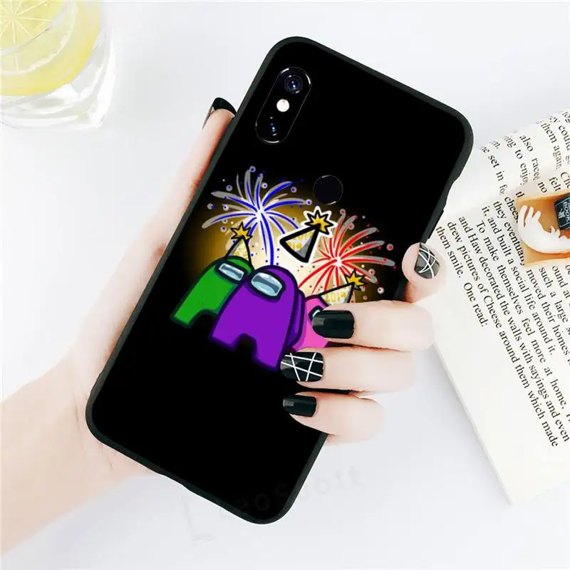 

Among Us game Cute astronaut Phone Case For Xiaomi Redmi note 7 8 9 t k30 max3 9 s 10 pro lite