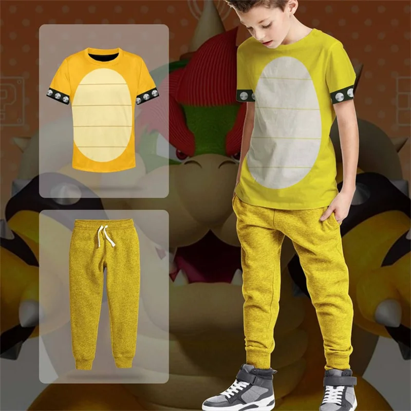 

Children's 3D Digital Printing Clothes, Hoodie Sweater, Short Sleeve, Round Neck Long Sleeve Sweater, Sports Trousers