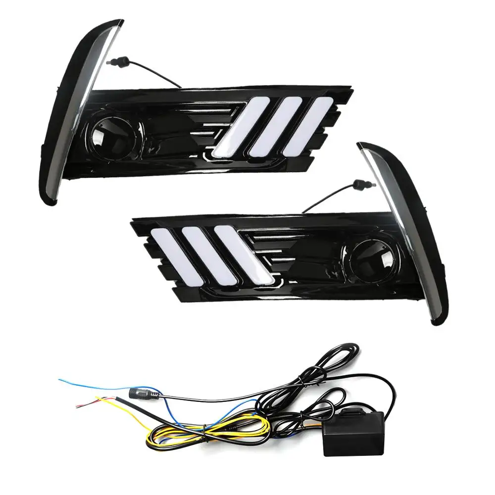 Magic ColorM Car LED Daytime Running Light With Turn Signal Amber Lamp Drving Day For Toyota Corolla 2017-ON DRL Assembly | Автомобили и