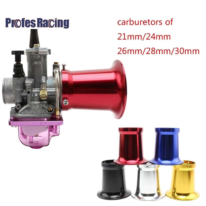 

Modified Carburetor Long air filter cup wind cup trumpet cup For Keihin OKO KOSO Mikuni PE PWK24/26/28/30 PE28 PE30 Motorcycle