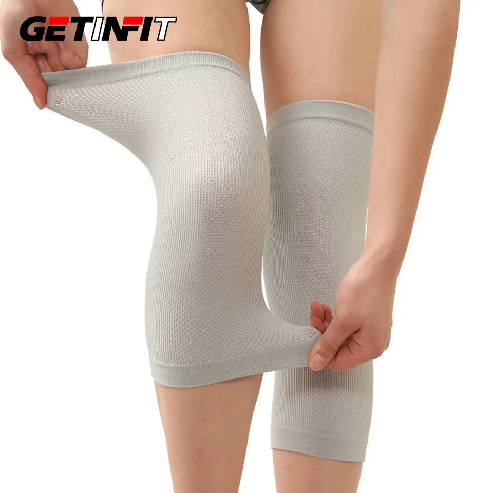 

Наколенник Getinfit нейлоновый тонкий для мужчин и женщин, Эластичный компрессионный бандаж на колено, для спортзала, фитнеса, бега, велоспорта,...
